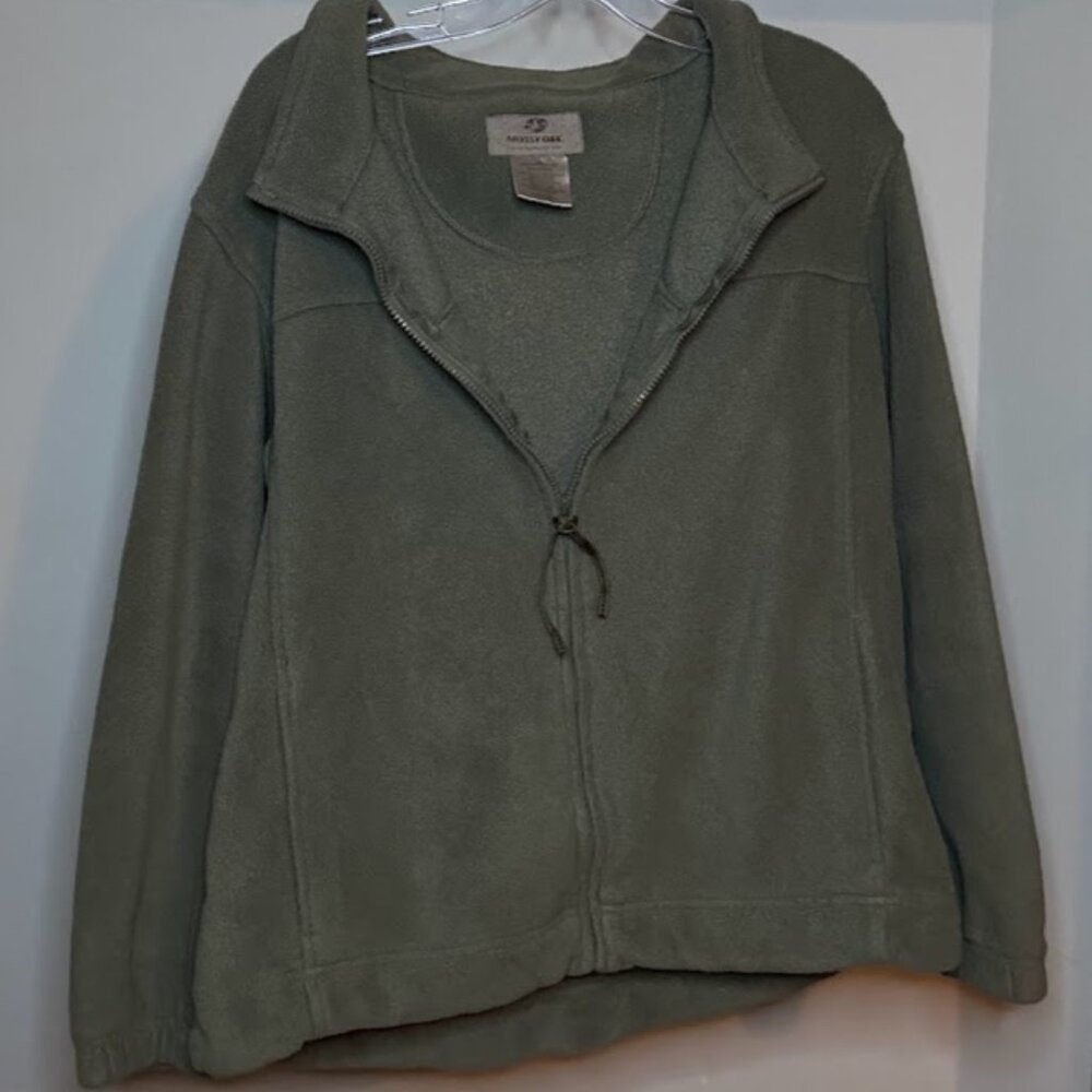 Mossy Oak Olive green fleece, size XL